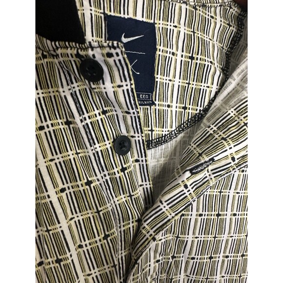 Vintage 90s Nike Tiger Woods Geometric Design Golf Polo Shirt Men’s XXL - Picture 5 of 8